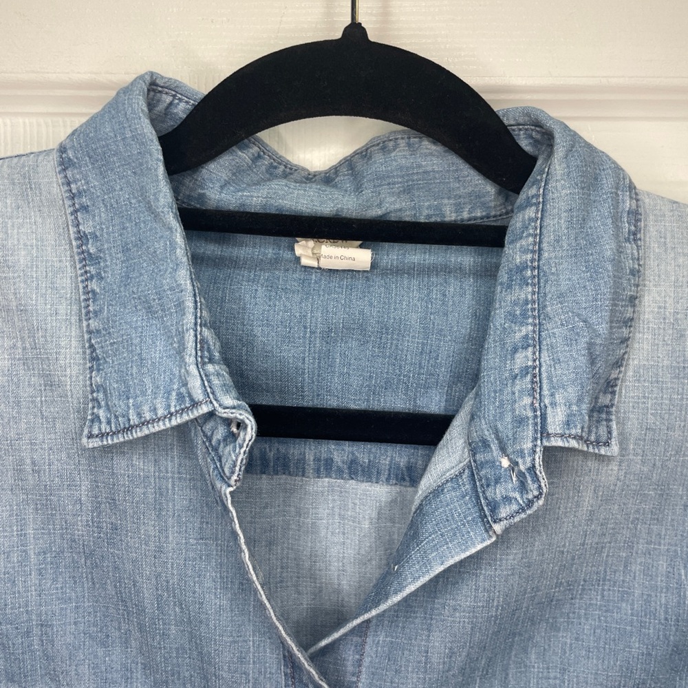 J. Crew Light Blue Denim Shirt - Picture 5 of 8